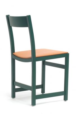 Waiter_chair_green_lacquer_with_leather_seat